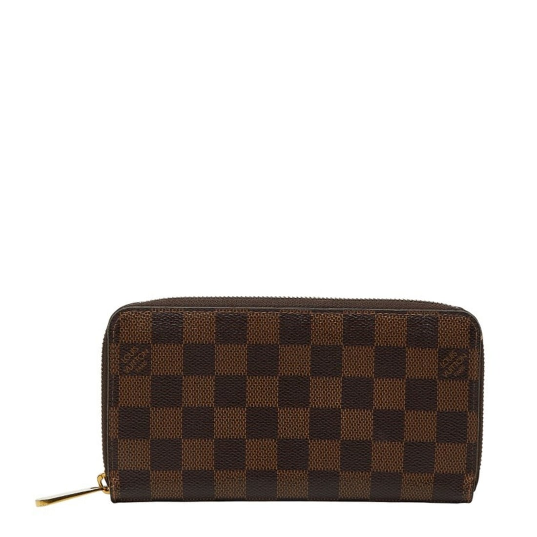 Louis Vuitton Damier Zippy Wallet N60015 Brown Leather Women's Long with Round Zipper: --- Catalog ---Category: SizeSize (HxWxD): 10.5cm x 19.5cm x 2cm / 4.13'' x 7.67'' x 0.78''Category: DesignType: Long wallet (bi-fold)Color: Brown, Damier CanvasGender: WomenClosure: ZipperMaterial: D