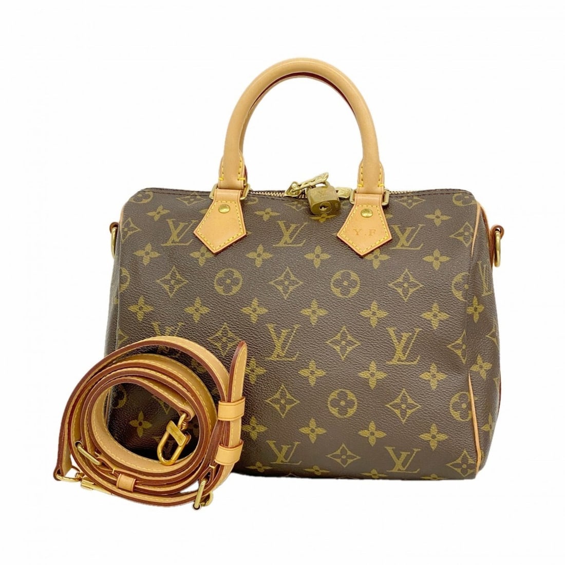 Louis Vuitton Monogram Speedy Bandouliere 25 Handbag M46977 Brown 2-Way Bag for Women (1 of 14)