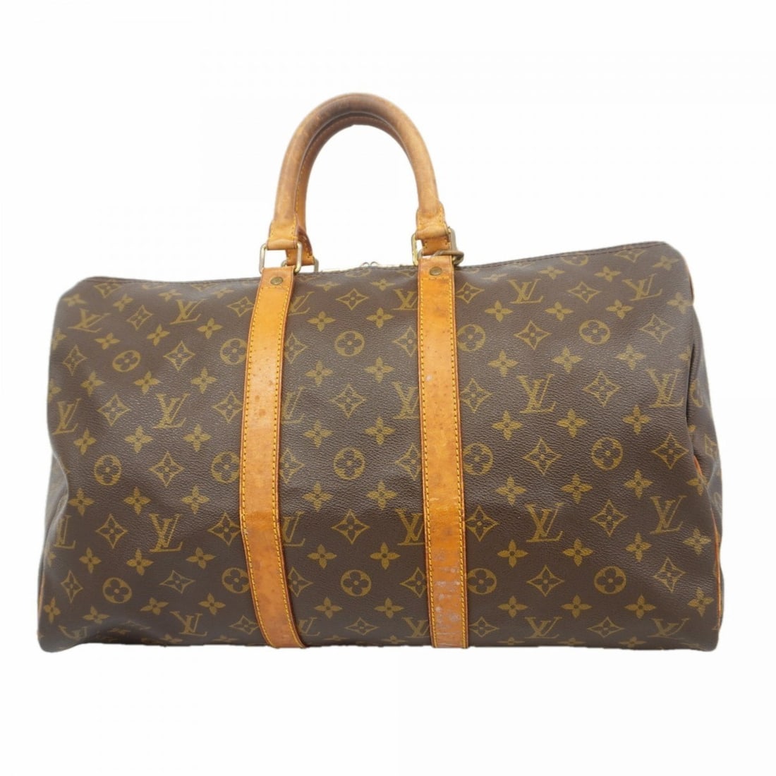 Louis Vuitton Monogram Keepall 45 Boston Bag M41428 Brown Men's and Women's (1 of 13)