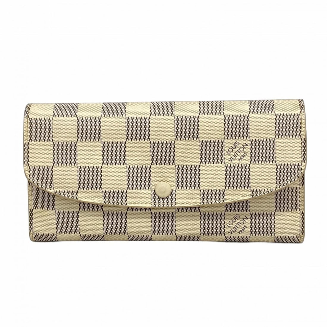 Louis Vuitton Damier Azur Portefeuille Emilie Long Wallet N63021 White Women's: --- Catalog ---Category: SizeSize (HxWxD): 10cm x 18.5cm x 2cm / 3.93'' x 7.28'' x 0.78''Category: DesignType: Long wallet (bi-fold)Color: WhiteGender: WomenCategory: GeneralMPN: N63021Brand: Louis Vu