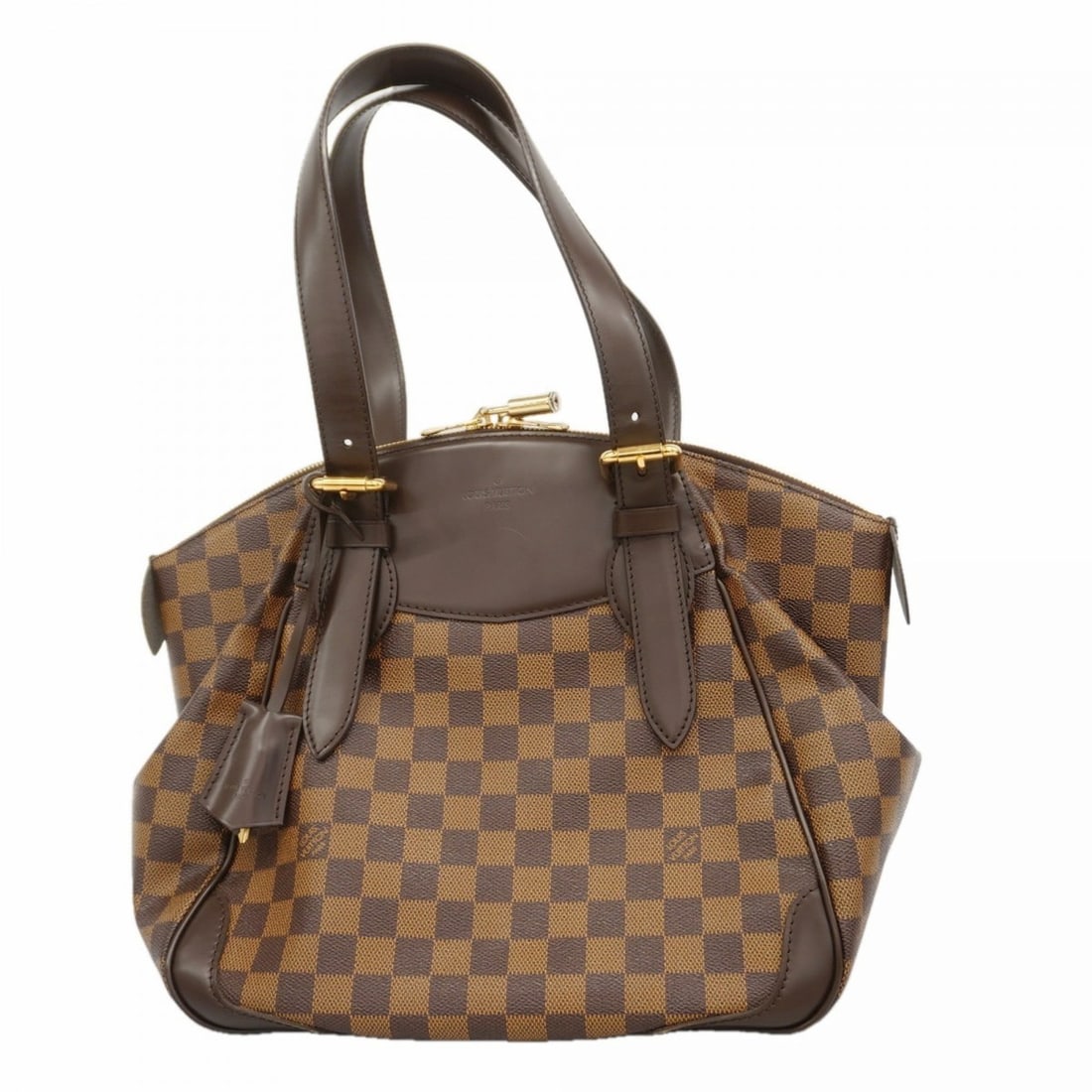 Louis Vuitton Damier Verona MM Ebene Handbag N41118 for Women: --- Catalog ---Category: SizeSize (HxWxD): 30cm x 29cm x 17cm / 11.81'' x 11.41'' x 6.69''Category: DesignType: HandbagColor: EbeneGender: WomenCategory: GeneralMPN: N41118Brand: Louis Vuitton--- Item