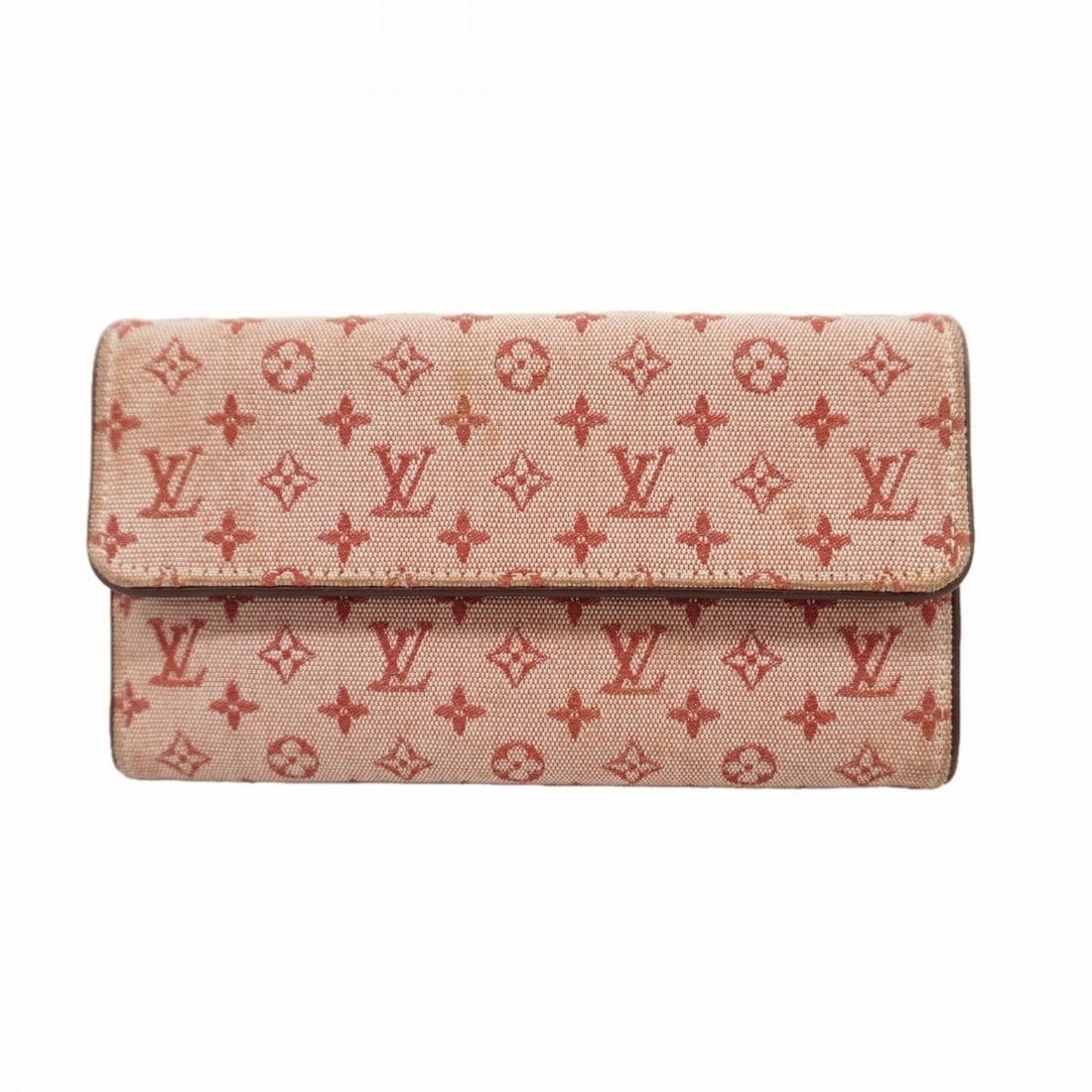 Louis Vuitton Monogram Mini Tri-fold Long Wallet Porte Tresor International M92244 for Men and Women: --- Catalog ---Category: SizeSize (HxWxD): 11.5cm x 19cm x 3.5cm / 4.52'' x 7.48'' x 1.37''Category: DesignType: Long wallet (tri-fold)Color: CeriseGender: Men,WomenCategory: GeneralMPN: M92244Brand: