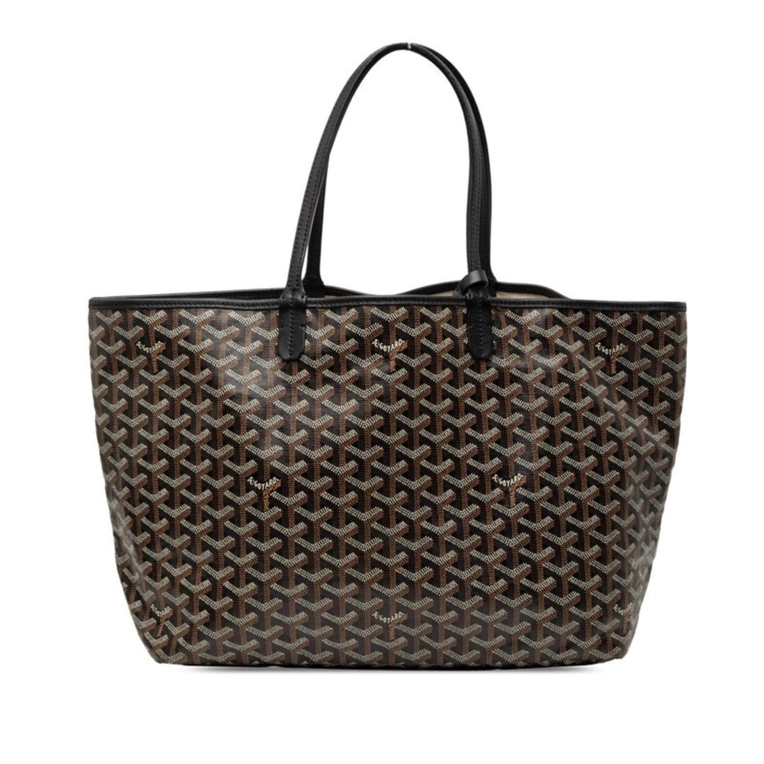 Goyard Saint Louis PM Tote Bag in Black Leather for Women: --- Catalog ---Category: SizeSize (HxWxD): 26cm x 47cm x 13cm / 10.23'' x 18.5'' x 5.11''Category: DesignType: Tote bagColor: BlackGender: WomenMaterial: Leather , PVC Category: GeneralBrand: GoyardCo