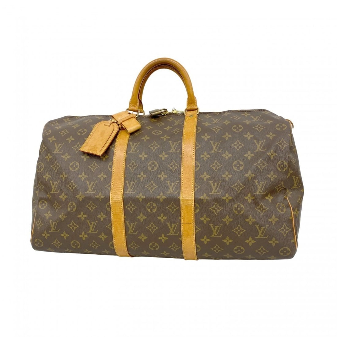 Louis Vuitton Monogram Keepall 50 Boston Bag M41426 Brown Men's and Women's (1 of 11)