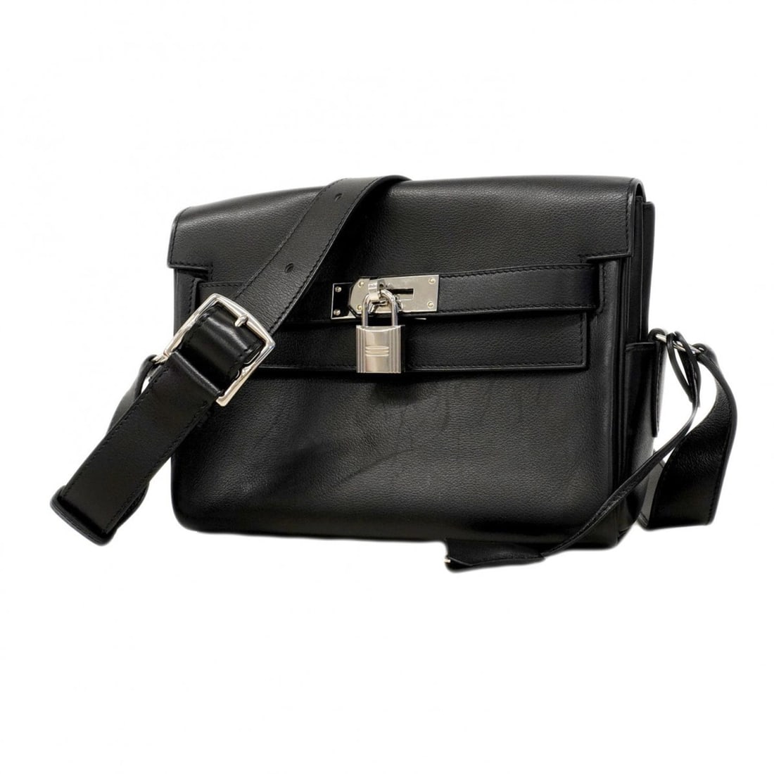 Hermes Hermès Kelly PM Shoulder Bag, Evergrain, Black, B Stamp, Men's/Women's: --- Catalog ---Category: SizeSize (HxWxD): 19cm x 24.5cm x 10cm / 7.48'' x 9.64'' x 3.93''Category: DesignType: Shoulder bagColor: BlackGender: Men,WomenMaterial: Evergrain leather Category: GeneralBr