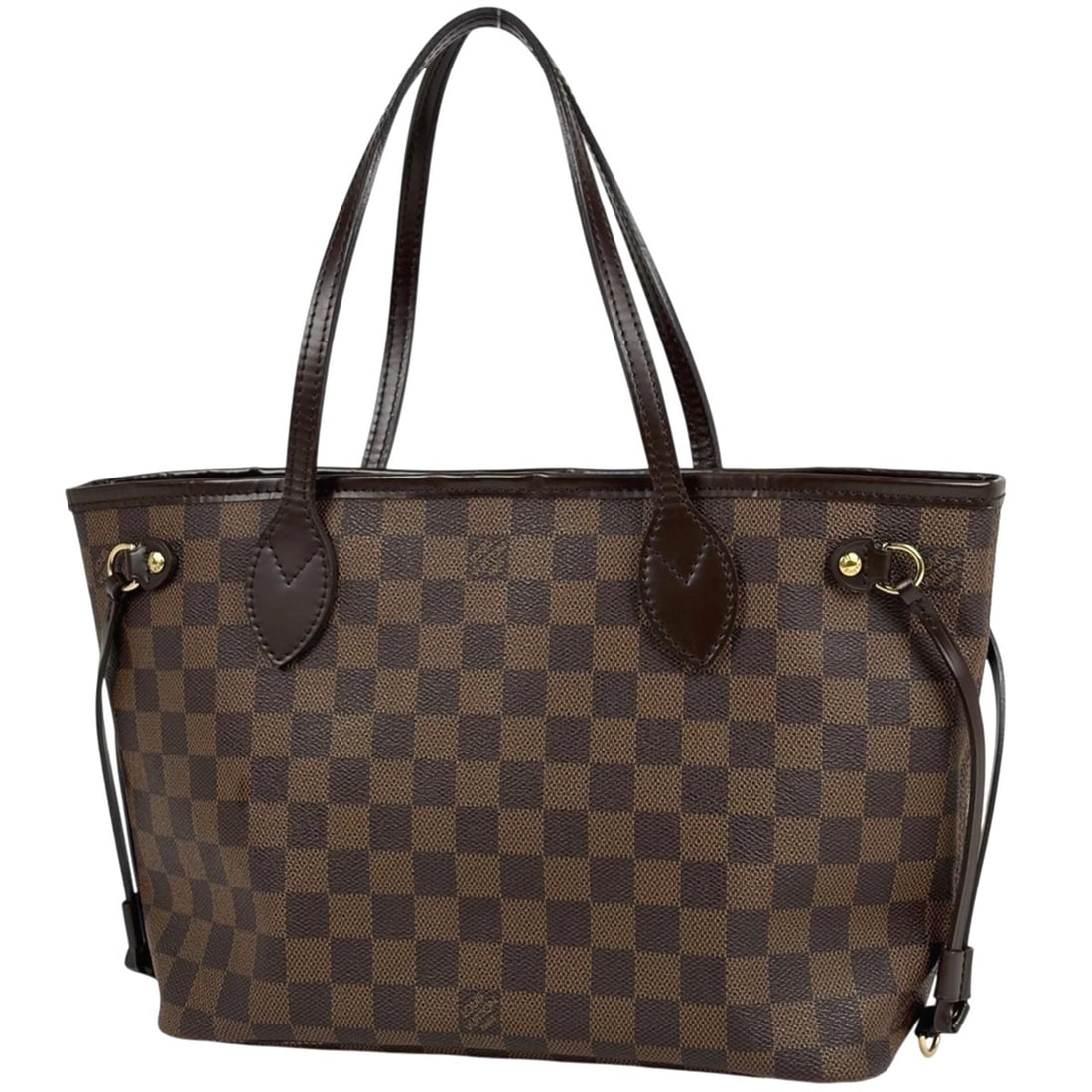 Louis Vuitton Neverfull PM Handbag Shopping Tote Bag Damier Brown N51109 Women's (1 of 20)