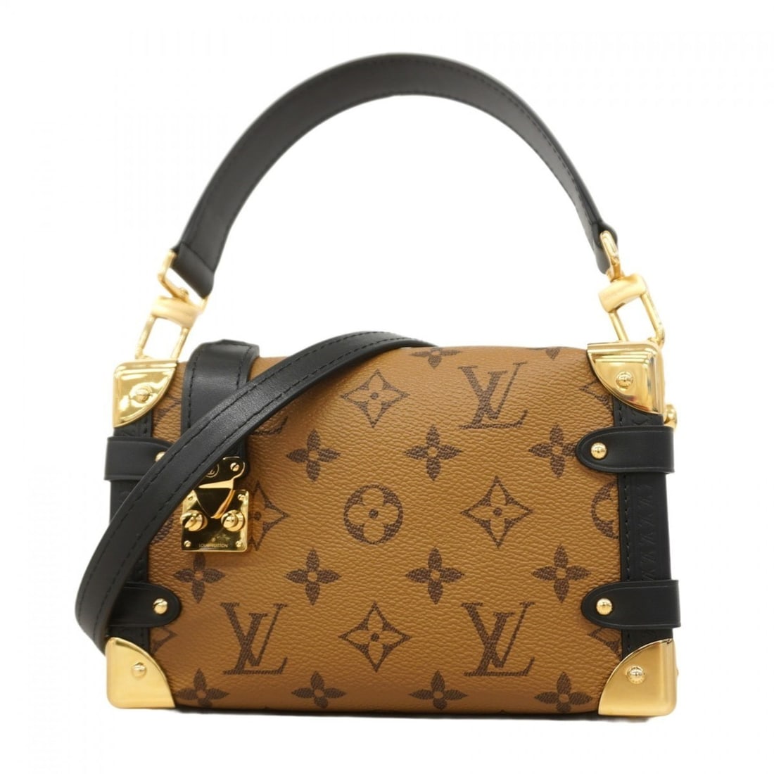 Louis Vuitton Monogram Reverse Side Trunk PM M47139 Brown 2-Way Bag for Women: --- Catalog ---Category: SizeSize (HxWxD): 12cm x 19cm x 7cm / 4.72'' x 7.48'' x 2.75''Category: DesignType: HandbagColor: BrownGender: WomenCategory: GeneralMPN: M47139Brand: Louis Vuitton--- Item Li