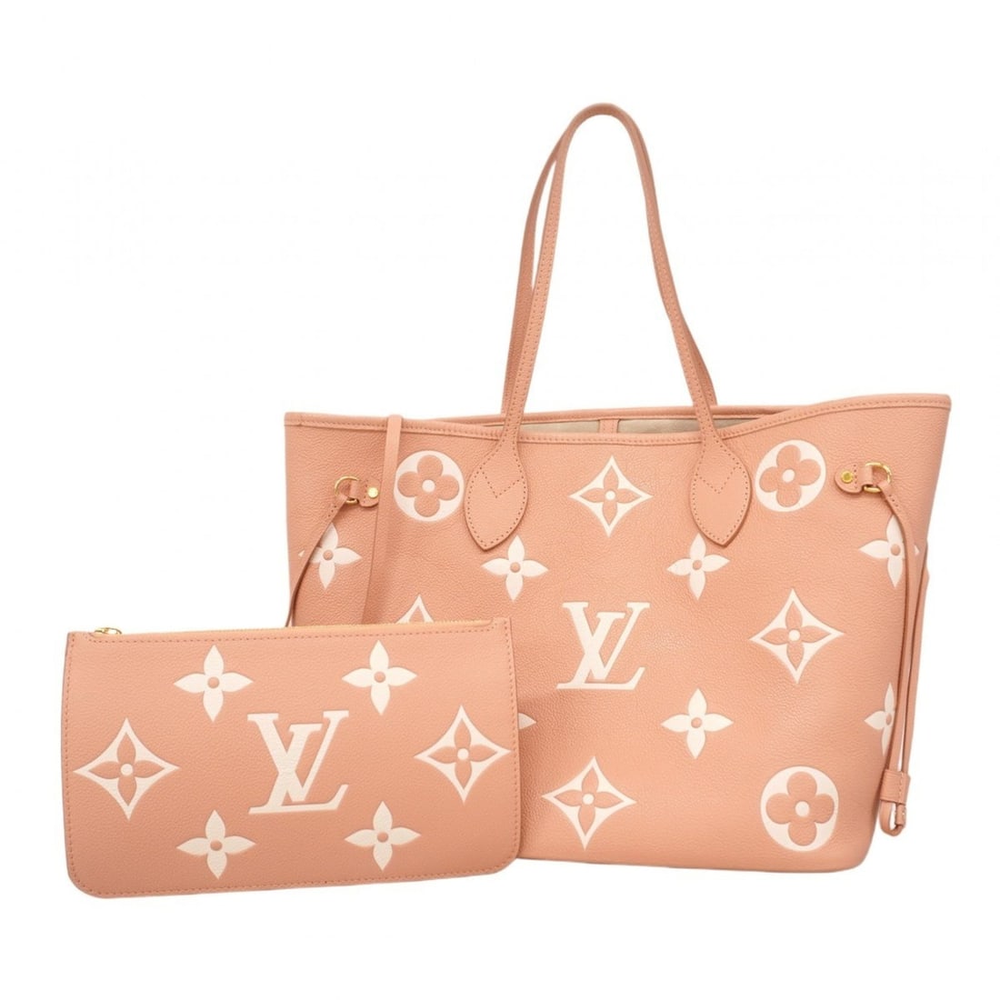 Louis Vuitton Tote Bag Monogram Empreinte Two-Tone Neverfull MM M46329 Rose Trianon Creme Women's: --- Catalog ---Category: SizeSize (HxWxD): 28.5cm x 32.5cm x 16cm / 11.22'' x 12.79'' x 6.29''Category: DesignType: Tote bagColor: CreamGender: WomenCategory: GeneralMPN: M46329Brand: Louis Vuitton---