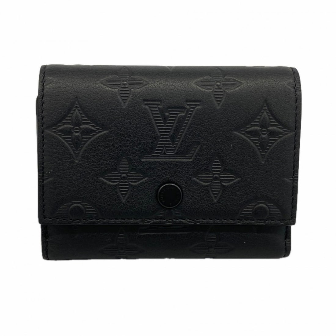Louis Vuitton Monogram Shadow Victor Wallet M12635 Tri-fold Wallet, Black, Women's: --- Catalog ---Category: SizeSize (HxWxD): 8.5cm x 11cm x 2.5cm / 3.34'' x 4.33'' x 0.98''Category: DesignType: Wallet (tri-fold)Color: BlackGender: WomenCategory: GeneralMPN: M12635Brand: Louis Vuitt