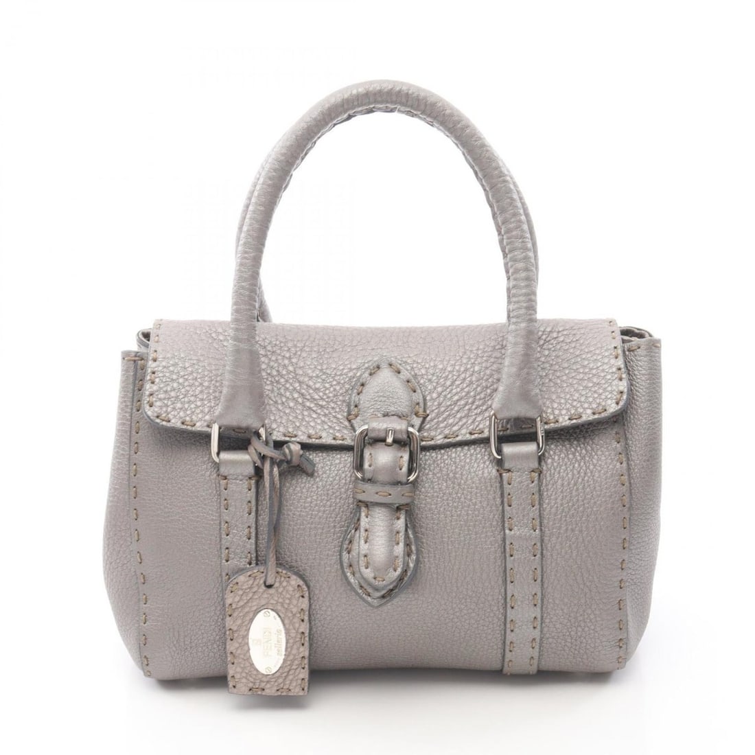 Fendi Selleria Mini Linda Handbag, Leather, Women's, Beige, 8BR486: --- Catalog ---Category: SizeSize (HxWxD): 18cm x 23cm x 9cm / 7.08'' x 9.05'' x 3.54''Category: DesignType: HandbagColor: BeigeGender: WomenMaterial: Leather Category: GeneralMPN: 8BR486Brand: Fendi-