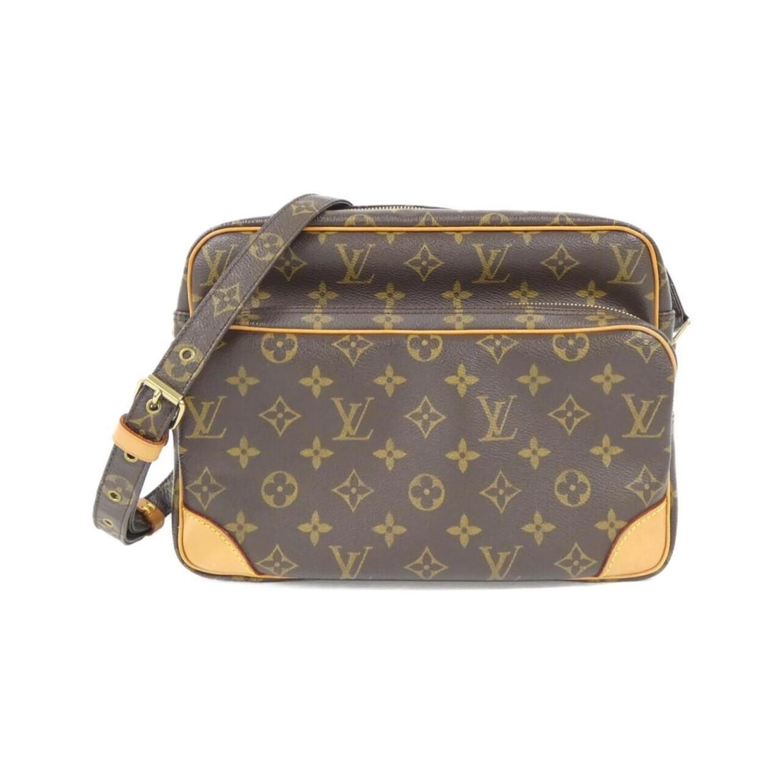Louis Vuitton Monogram Nile M45244 Shoulder Bag: --- Catalog ---Category: SizeSize (HxWxD): 20cm x 28cm x 12cm / 7.87'' x 11.02'' x 4.72''Category: DesignType: Shoulder bagColor: MarronGender: WomenMaterial: Coated canvas Hardware Color: