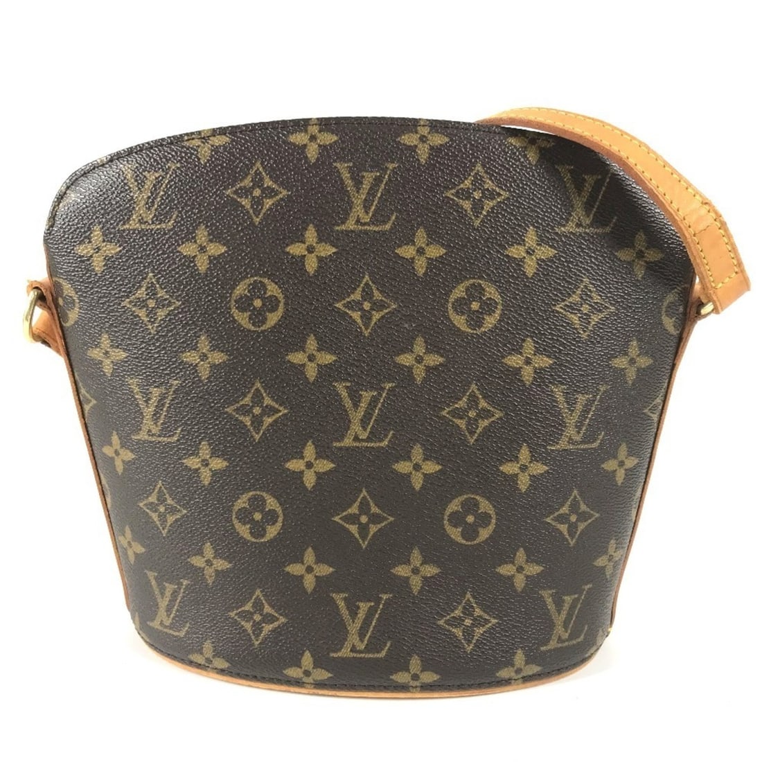 LOUIS VUITTON M51290 Monogram Drouot Bag, Handbag, Crossbody Pochette, Shoulder Canvas, Men's and: --- Catalog ---Category: SizeSize (HxWxD): 21.5cm x 20cm x 10cm / 8.46'' x 7.87'' x 3.93''Category: DesignType: Handbag, Pochette, Shoulder bagColor: BrownGender: Men,WomenMaterial: Monogram Category: