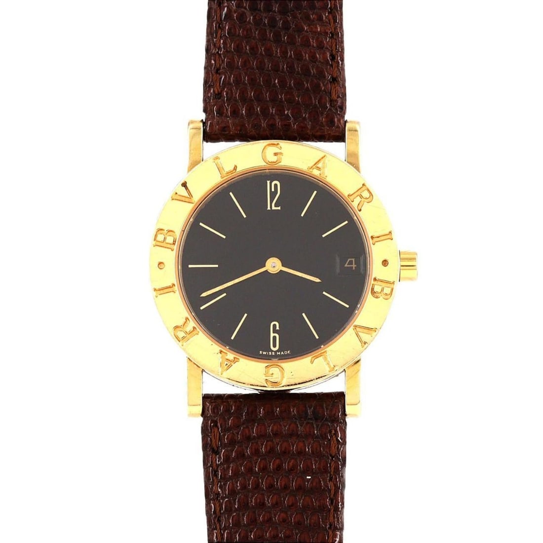 Bvlgari YG BB30GL Quartz Watch: --- Catalog ---Category: SizeCase Diameter: 30mm / 1.18''Category: DesignType: WristwatchGender: Men,WomenColor (Dial): BlackMaterial (Case): Yellow goldCategory: GeneralMPN: BB30GLBrand: