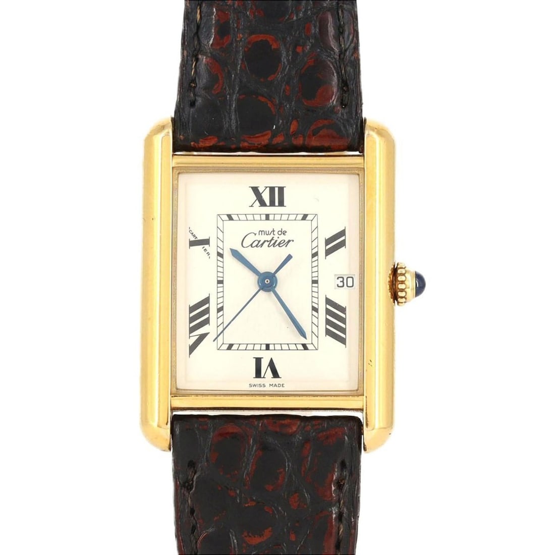 Cartier Must Tank GP LM W1013754 Quartz Watch (1 of 16)