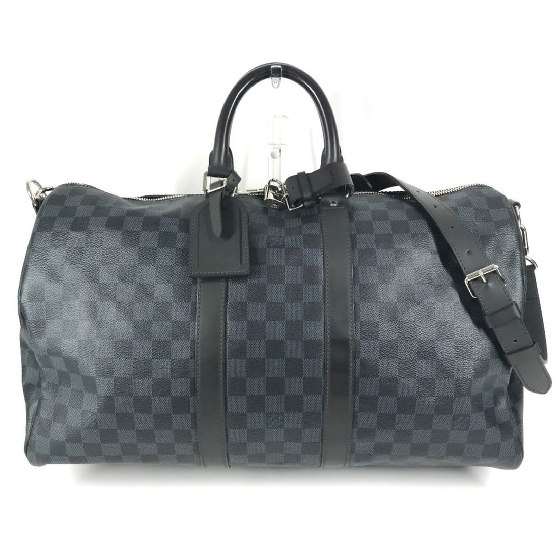 LOUIS VUITTON N41349 Damier Cobalt Keepall Bandouliere 45 2-Way Shoulder Bag, Travel Boston Canvas,: --- Catalog ---Category: SizeSize (HxWxD): 26cm x 46cm x 18.5cm / 10.23'' x 18.11'' x 7.28''Category: DesignType: Boston bag, Shoulder bagColor: Damier Cobalt, NavyGender: Men,WomenMaterial: Canvas Ca