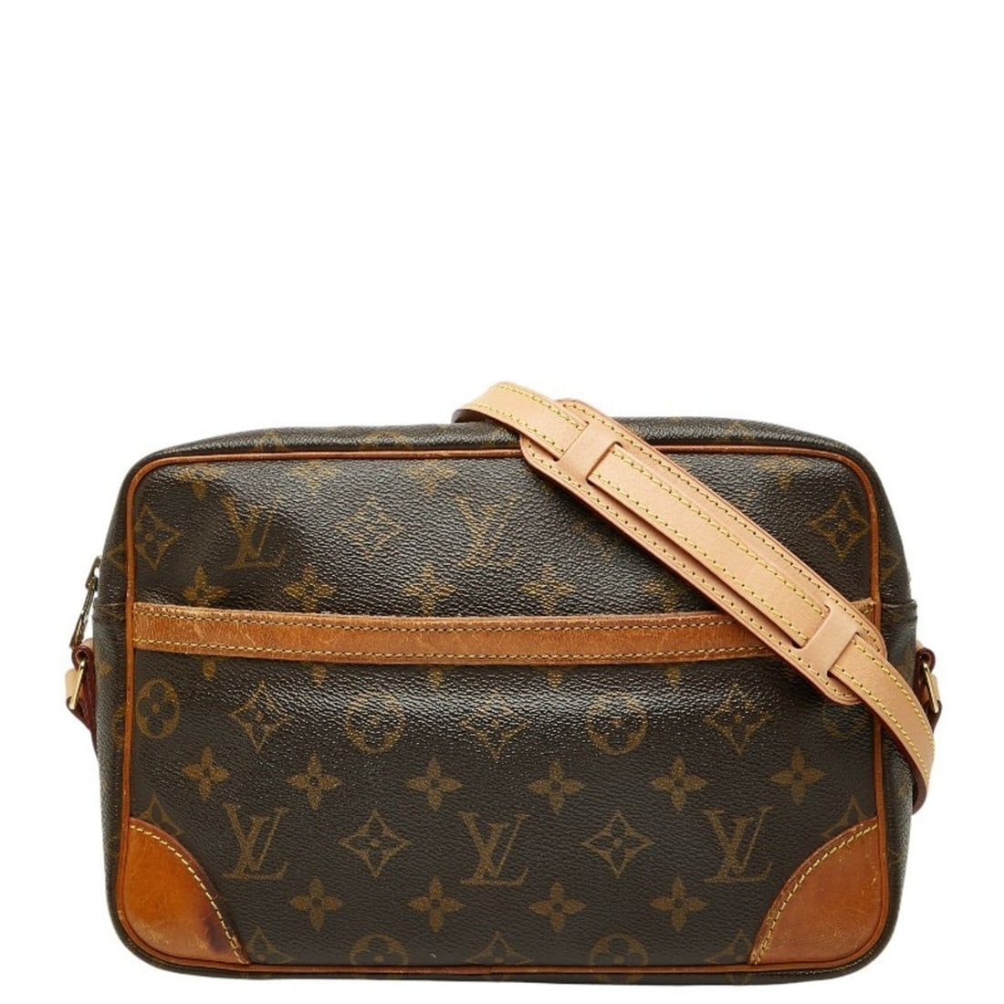 Louis Vuitton Monogram Trocadero 27 Crossbody Shoulder Bag M51274 Brown Leather Women's LOUIS: --- Catalog ---Category: SizeSize (HxWxD): 17cm x 27cm x 7cm / 6.69'' x 10.62'' x 2.75''Category: DesignType: Shoulder bagColor: BrownGender: WomenMaterial: PVC , Leather Category: GeneralMPN: M51274B