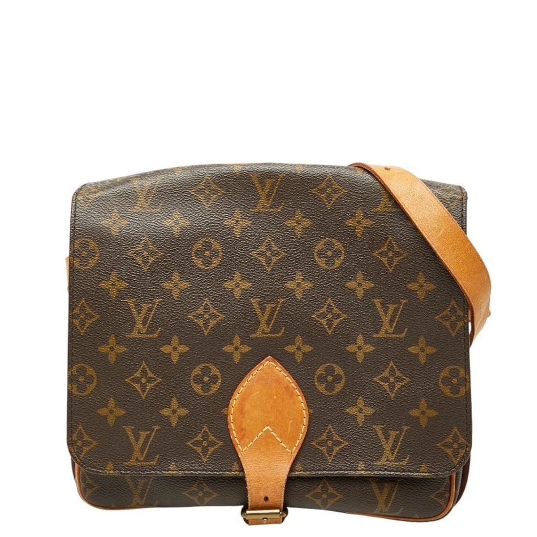 Louis Vuitton Monogram Cartesiere GM Crossbody Shoulder Bag M51252 Brown Leather Women's LOUIS (1 of 16)