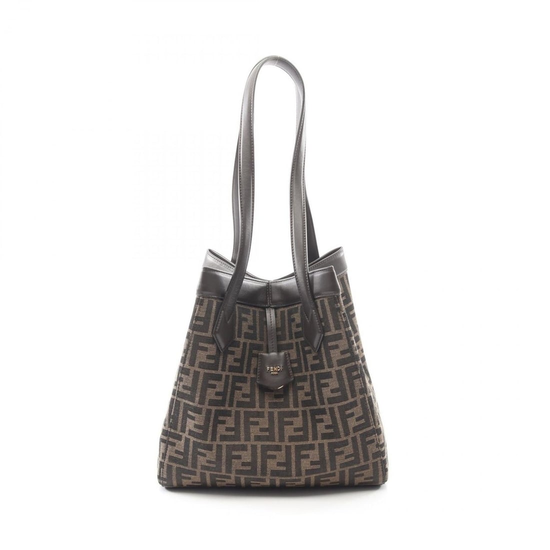 Fendi ORIGAMI MEDIUM Tote Bag in Canvas and Leather, Brown, Women's, 8BH414AFPMF1GL7: --- Catalog ---Category: SizeSize (HxWxD): 26cm x 27cm x 14cm / 10.23'' x 10.62'' x 5.51''Category: DesignType: Tote bagColor: BrownGender: WomenMaterial: Canvas , Leather Category: GeneralMPN: 8BH414