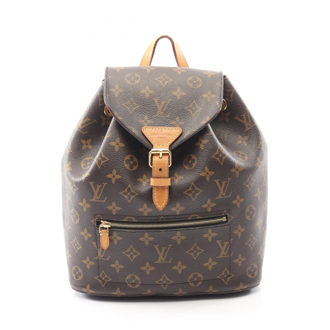 Louis Vuitton Montsouris Backpack Bag, Coated Canvas and Leather, Monogram, Women's, Brown, M43431 (1 of 12)
