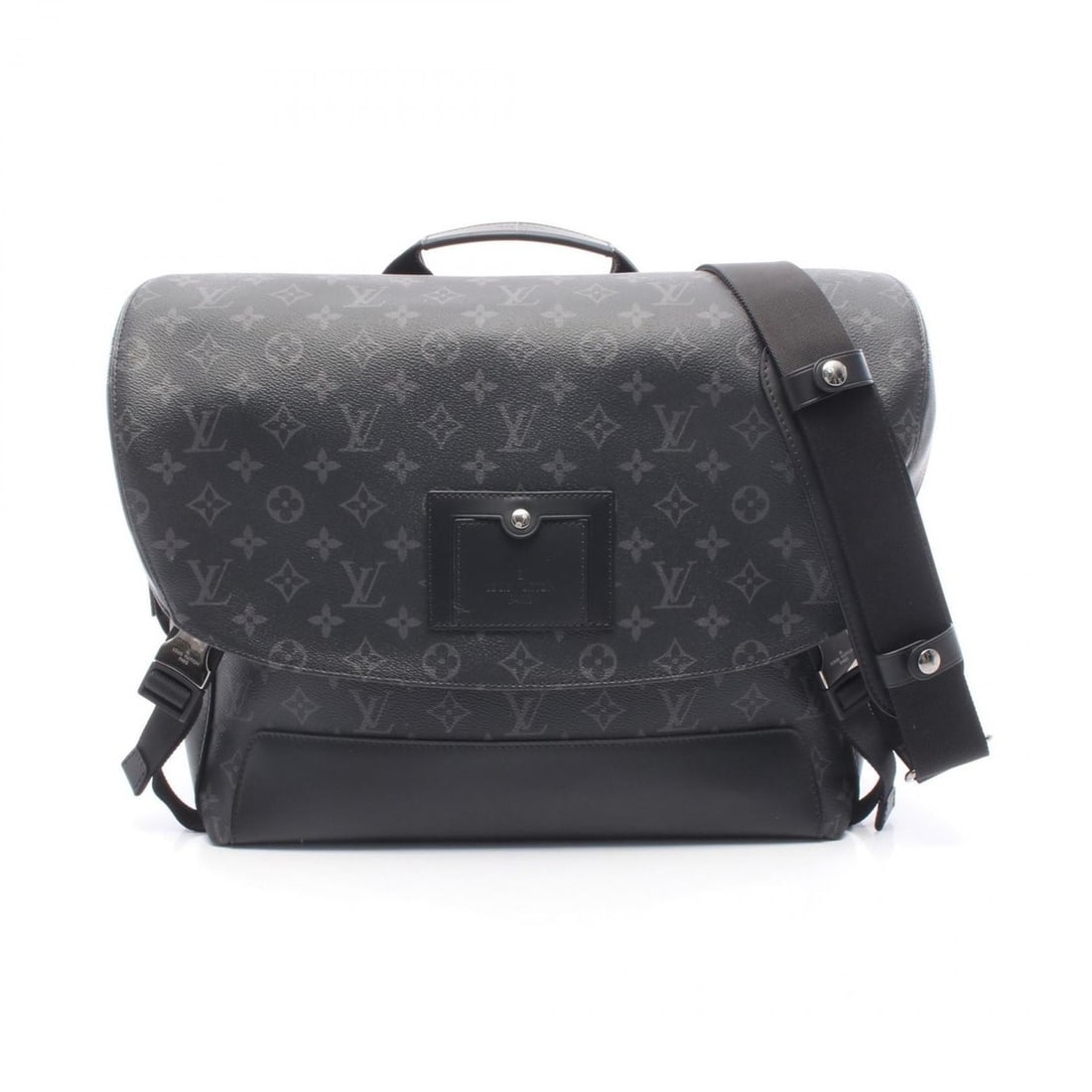 Louis Vuitton Voyage MM Messenger Shoulder Bag in Monogram Eclipse Coated Canvas and Leather, Men's, (1 of 15)