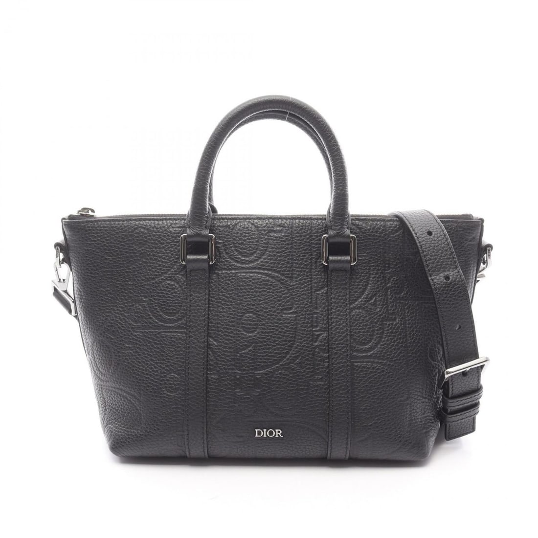 Christian Dior Dior Weekender 25 Gravity Handbag, Leather, Men's, Black, 1ESPO322LLG_H00N: --- Catalog ---Category: SizeSize (HxWxD): 18cm x 23cm x 12cm / 7.08'' x 9.05'' x 4.72''Category: DesignType: Handbag, Weekend bagColor: BlackGender: Men,WomenMaterial: Leather Category: GeneralMPN: 1