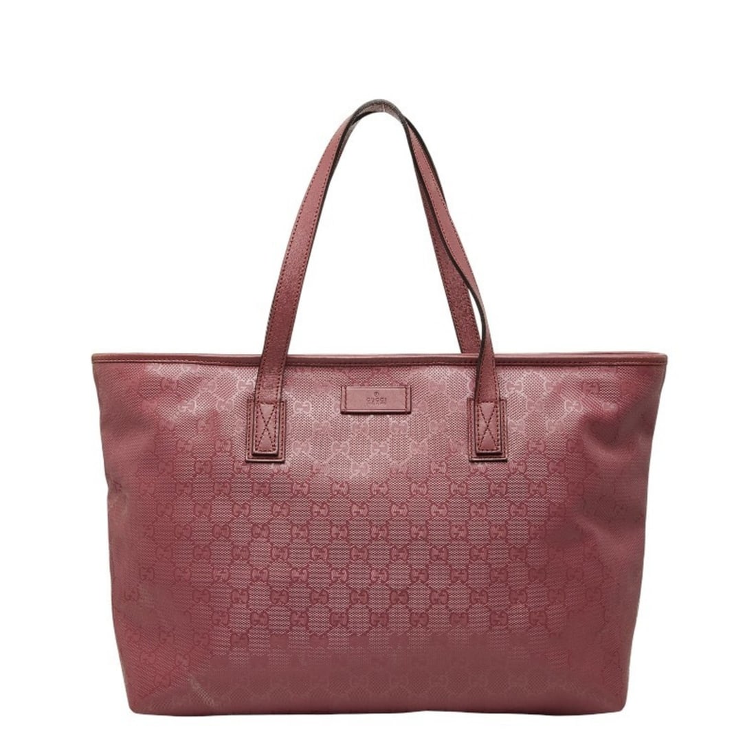 Gucci GG Imprime Tote Bag/Shoulder Bag 211137 Pink Leather Women's GUCCI: --- Catalog ---Category: SizeSize (HxWxD): 27cm x 37cm x 11cm / 10.62'' x 14.56'' x 4.33''Category: DesignType: Shoulder bag, Tote bagColor: PinkGender: WomenMaterial: PVC , Leather Category: GeneralB
