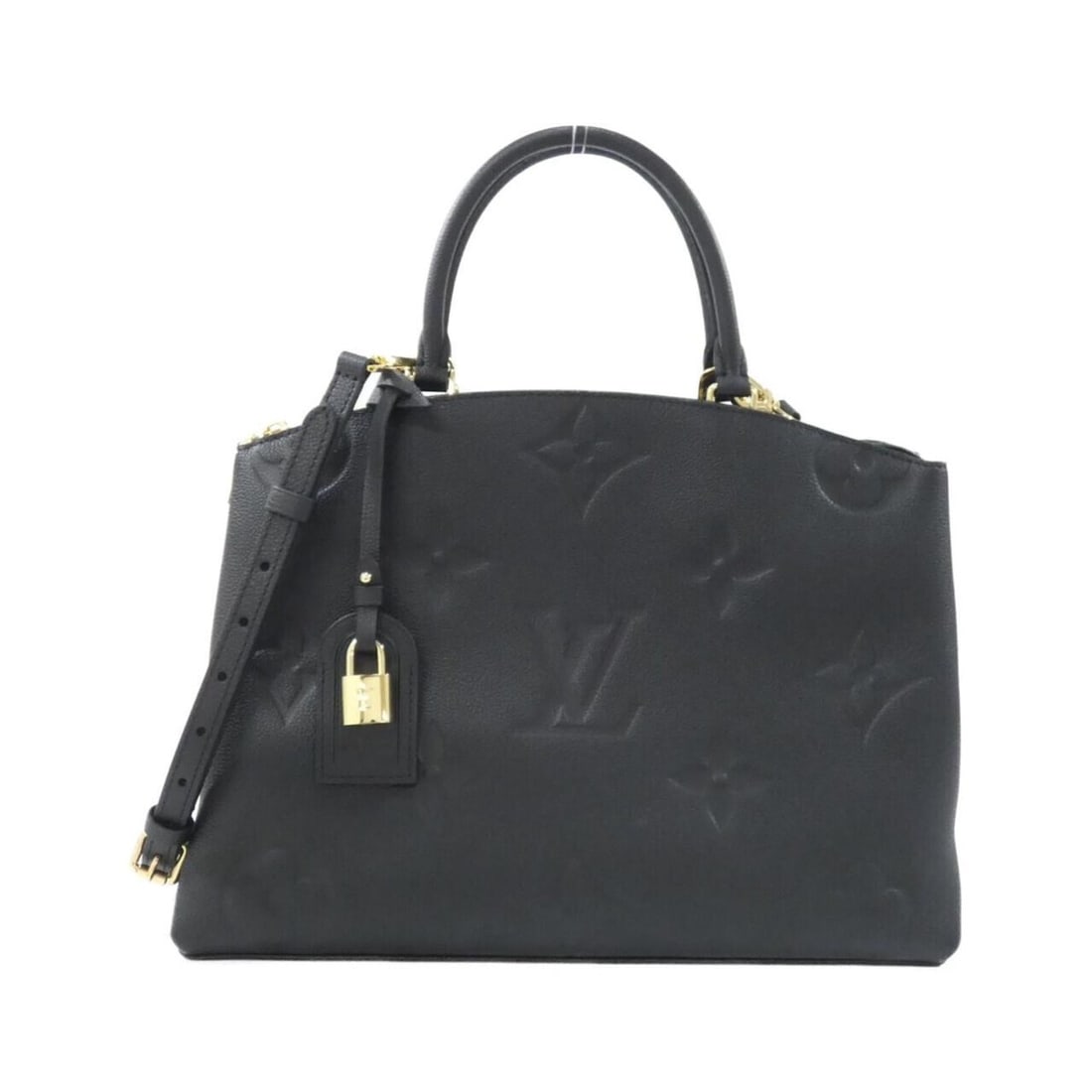 Louis Vuitton Monogram Empreinte Grand Palais MM M45811 Handbag: --- Catalog ---Category: SizeSize (HxWxD): 26cm x 34cm x 16cm / 10.23'' x 13.38'' x 6.29''Category: DesignType: HandbagColor: BlackGender: Men,WomenMaterial: Leather Hardware Color: GoldLeather/Fur Ty