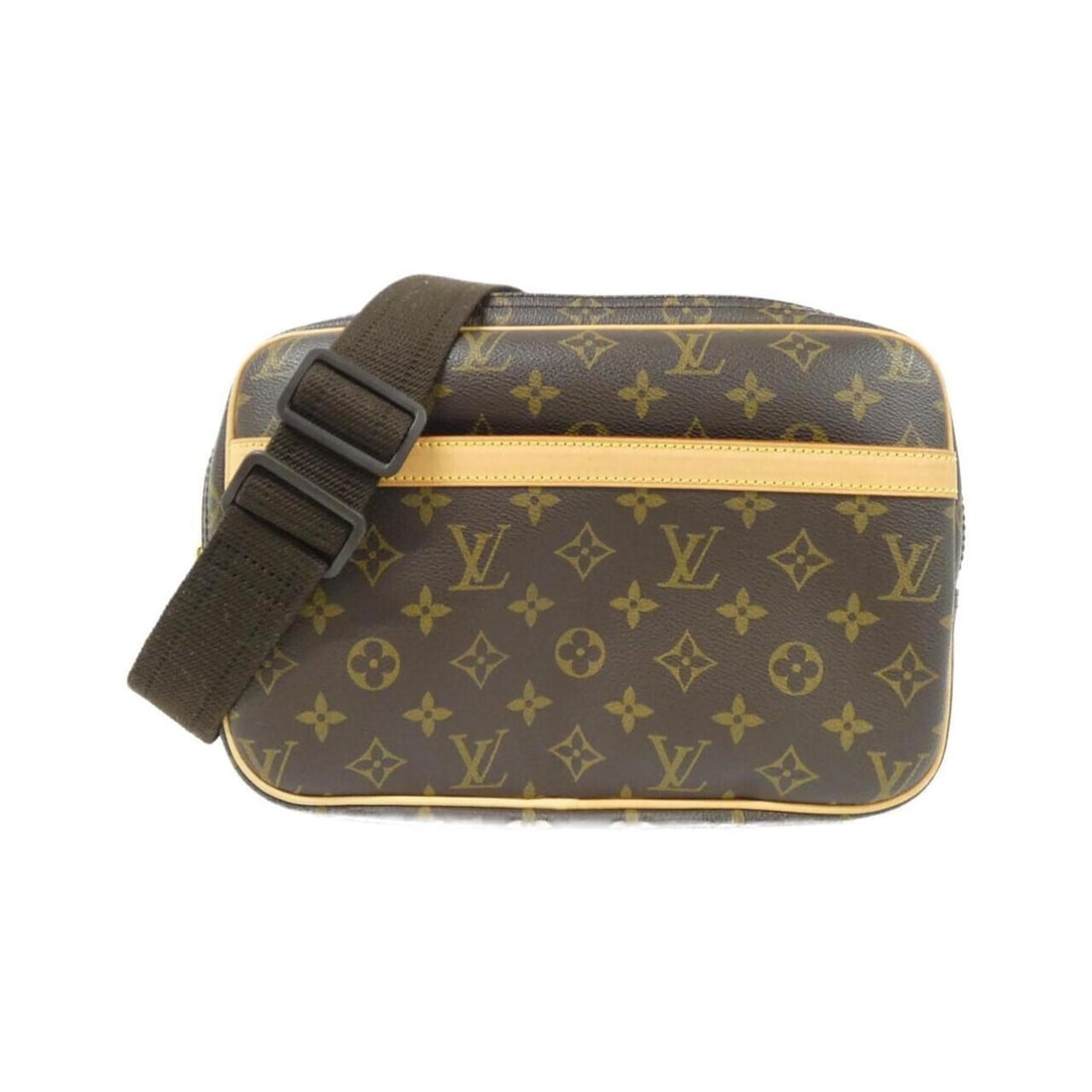 Louis Vuitton Monogram Reporter 28cm M45254 Shoulder Bag: --- Catalog ---Category: SizeSize (HxWxD): 21cm x 28cm x 12cm / 8.26'' x 11.02'' x 4.72''Category: DesignType: Shoulder bagColor: MarronGender: Men,WomenMaterial: Coated canvas Hardware Color: