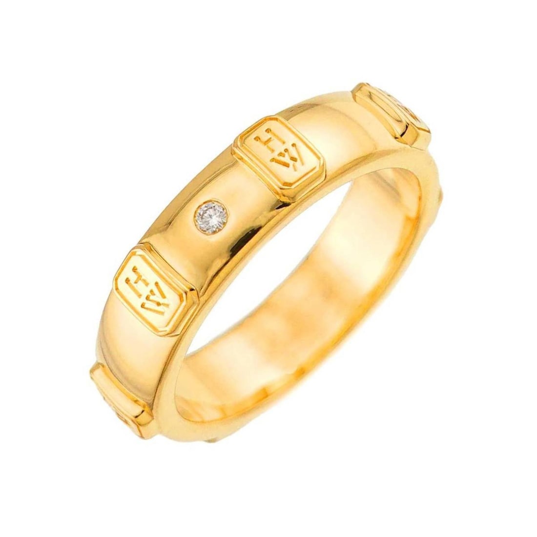 Harry Winston HARRY WINSTON HW Band Size 9 Ring Diamond 18K Yellow Gold 750: --- Catalog ---Category: SizeJP Size: 9US Size: 5Category: DesignType: Band ringGender: WomenMaterial: Yellow gold (18K)Category: GeneralBrand: Harry Winston--- Item List ---Section: ConditionRanking: