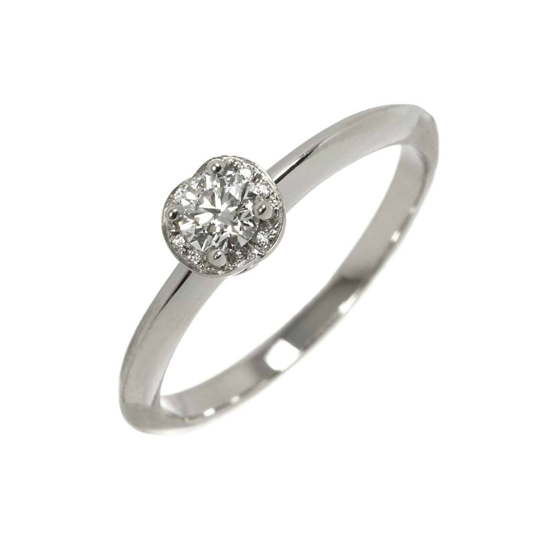 BVLGARI Incontro d'amore Ring, 0.20ct Diamond, E/VVS1/3EX, Size 12, Platinum (1 of 15)