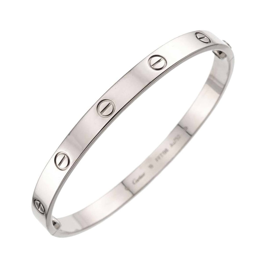 Cartier Love Bracelet #19 18K WG White Gold 750 Bangle (1 of 20)