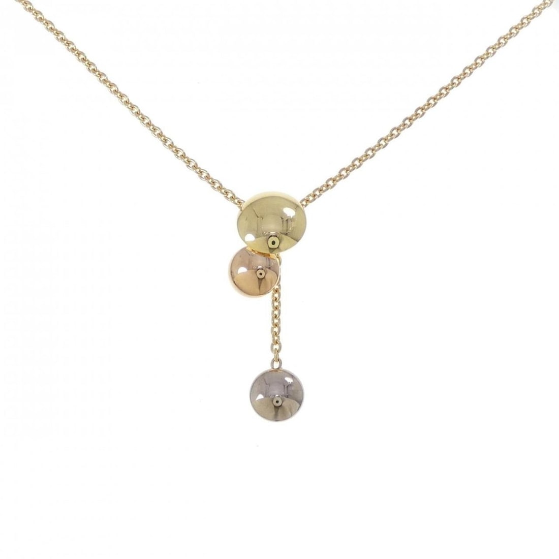 Cartier Sweet Trinity Necklace: --- Catalog ---Category: SizePendant Size: 40mm x 12.3mm / 1.57'' x 0.48''Neck Circumference: 40 cm / 15.74''Category: DesignGender: WomenMaterial: Pink gold (18K), White gold (18K), Yellow gold (18K)