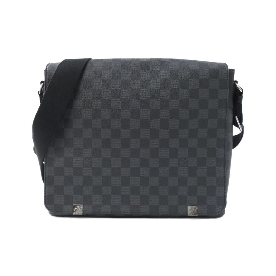 Louis Vuitton Damier Graphite District MM N41029 Shoulder Bag: --- Catalog ---Category: SizeSize (HxWxD): 27cm x 32cm x 9cm / 10.62'' x 12.59'' x 3.54''Category: DesignType: Shoulder bagColor: GraphiteGender: MenMaterial: Coated canvas Hardware Color: