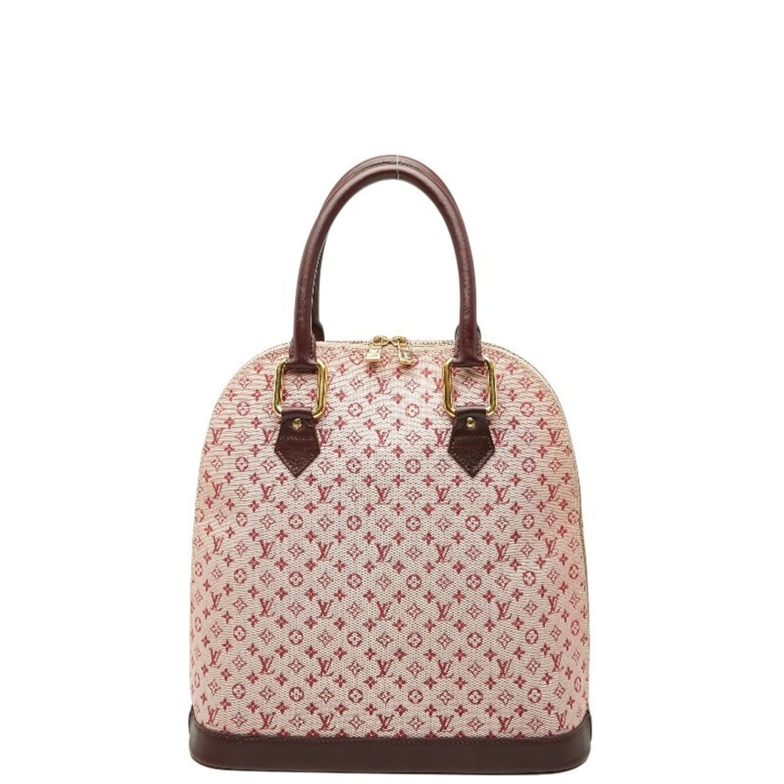 Louis Vuitton Monogram Mini Alma O Handbag Tote Bag M92204 Cerise Red Canvas and Leather Women's: --- Catalog ---Category: SizeSize (HxWxD): 33cm x 32cm x 10cm / 12.99'' x 12.59'' x 3.93''Category: DesignType: Handbag, Tote bagColor: Cerise, Red colorGender: WomenMaterial: Canvas , Leather Categor