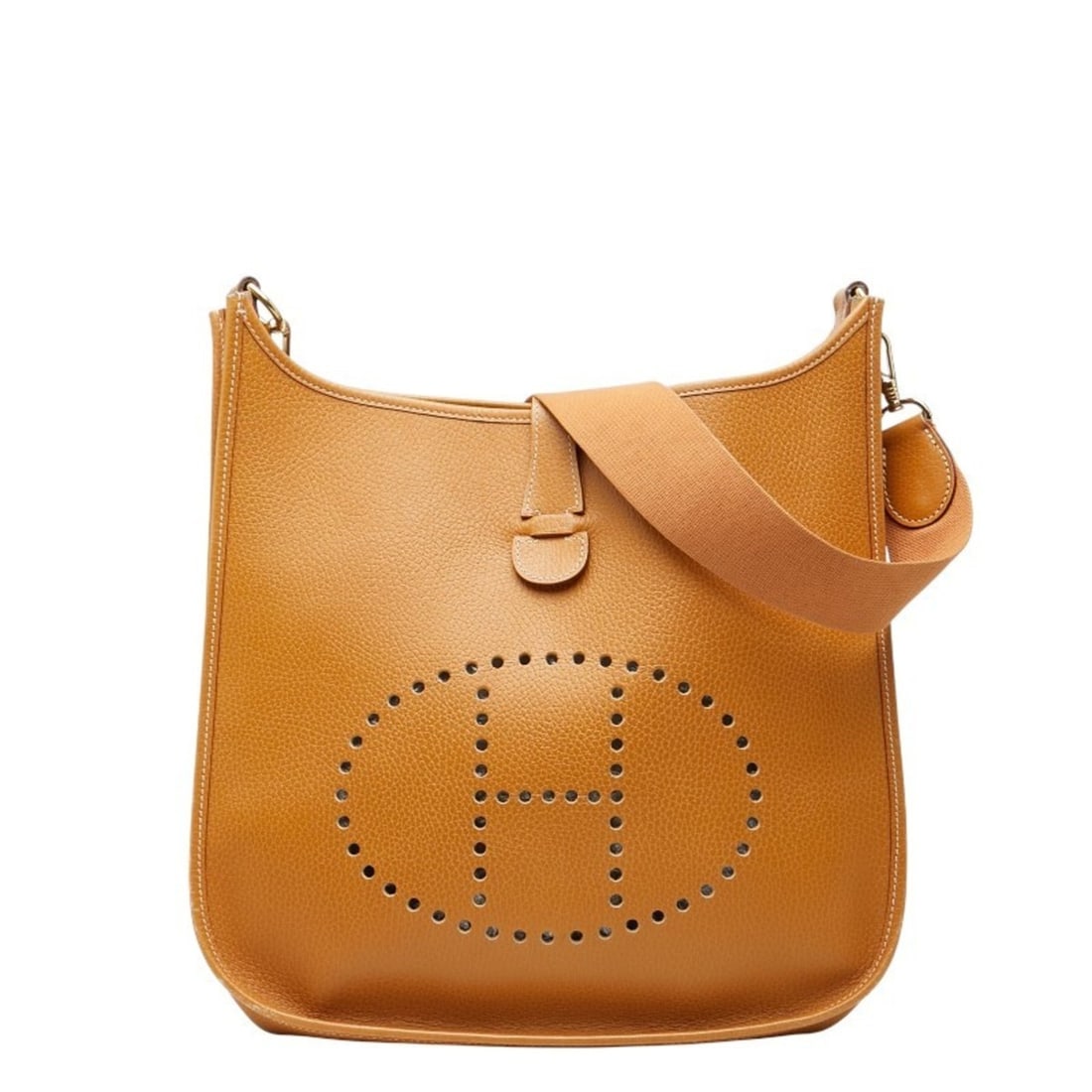 Hermès Evelyne 1 Anne GM Shoulder Bag, Brown Taurillon Clemence Leather, Women's, HERMES: --- Catalog ---Category: SizeSize (HxWxD): 30cm x 32cm x 8.5cm / 11.81'' x 12.59'' x 3.34''Category: DesignType: Shoulder bagColor: BrownGender: WomenMaterial: Taurillon clemence leather Category: Gen