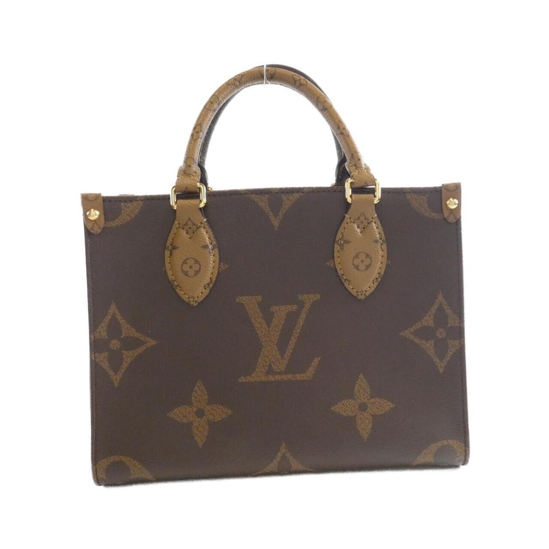Louis Vuitton Monogram Giant On-the-Go PM M46373 Handbag: --- Catalog ---Category: SizeSize (HxWxD): 19cm x 25cm x 11cm / 7.48'' x 9.84'' x 4.33''Category: DesignType: HandbagColor: MarronGender: WomenMaterial: Coated canvas Hardware Color: GoldCategory: