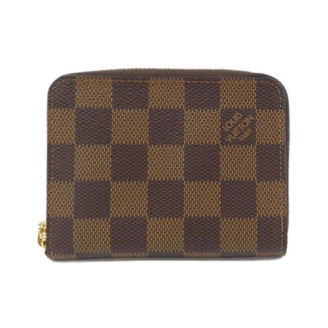 Louis Vuitton Damier Zippy Coin Purse N63070 Wallets & Cases: --- Catalog ---Category: SizeSize (HxWxD): 9cm x 11cm x 2cm / 3.54'' x 4.33'' x 0.78''Category: DesignType: Coin purse/coin caseColor: EbeneGender: Men,WomenMaterial: Coated canvas Category: GeneralMP