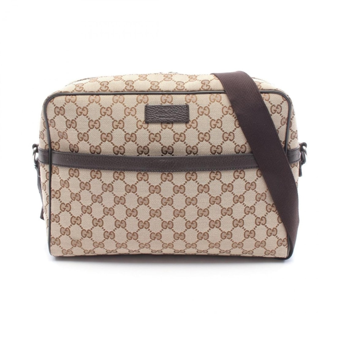 Gucci GG Canvas Shoulder Bag, and Leather, Women's, Beige Brown, 449173 KY9KN: --- Catalog ---Category: SizeSize (HxWxD): 23cm x 31.5cm x 9cm / 9.05'' x 12.4'' x 3.54''Strap Length: 89cm - 151cm / 35.03'' - 59.44''Category: DesignType: Shoulder bagColor: Beige, BrownGender:
