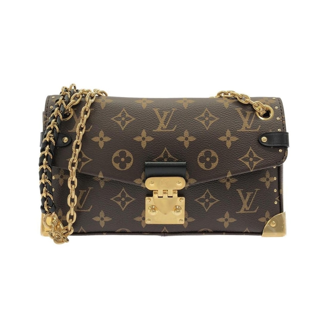 Louis Vuitton Monogram Trunky EW M27266 Shoulder Bag: --- Catalog ---Category: SizeSize (HxWxD): 14.5cm x 24cm x 5.5cm / 5.7'' x 9.44'' x 2.16''Category: DesignType: Shoulder bagColor: MarronGender: Women,MenMaterial: Coated canvas Hardware Color: