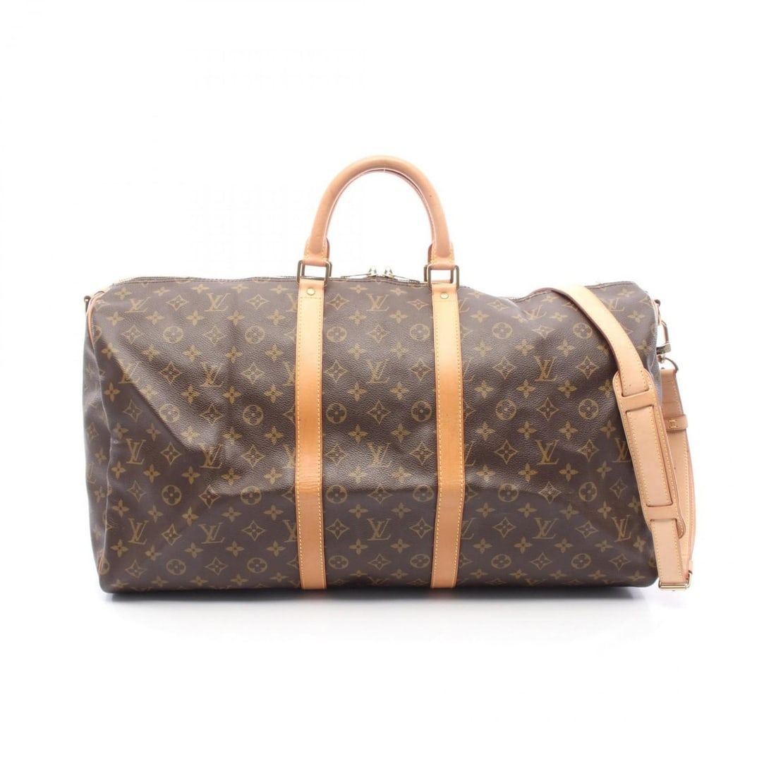 Louis Vuitton Keepall Bandouliere 55 Boston Bag, Coated Canvas and Leather, Monogram, Men's Women's,: --- Catalog ---Category: SizeSize (HxWxD): 30cm x 56cm x 25cm / 11.81'' x 22.04'' x 9.84''Strap Length: 102cm - 120cm / 40.15'' - 47.24''Handle Length: 33cm / 12.99''Category: DesignType: Boston