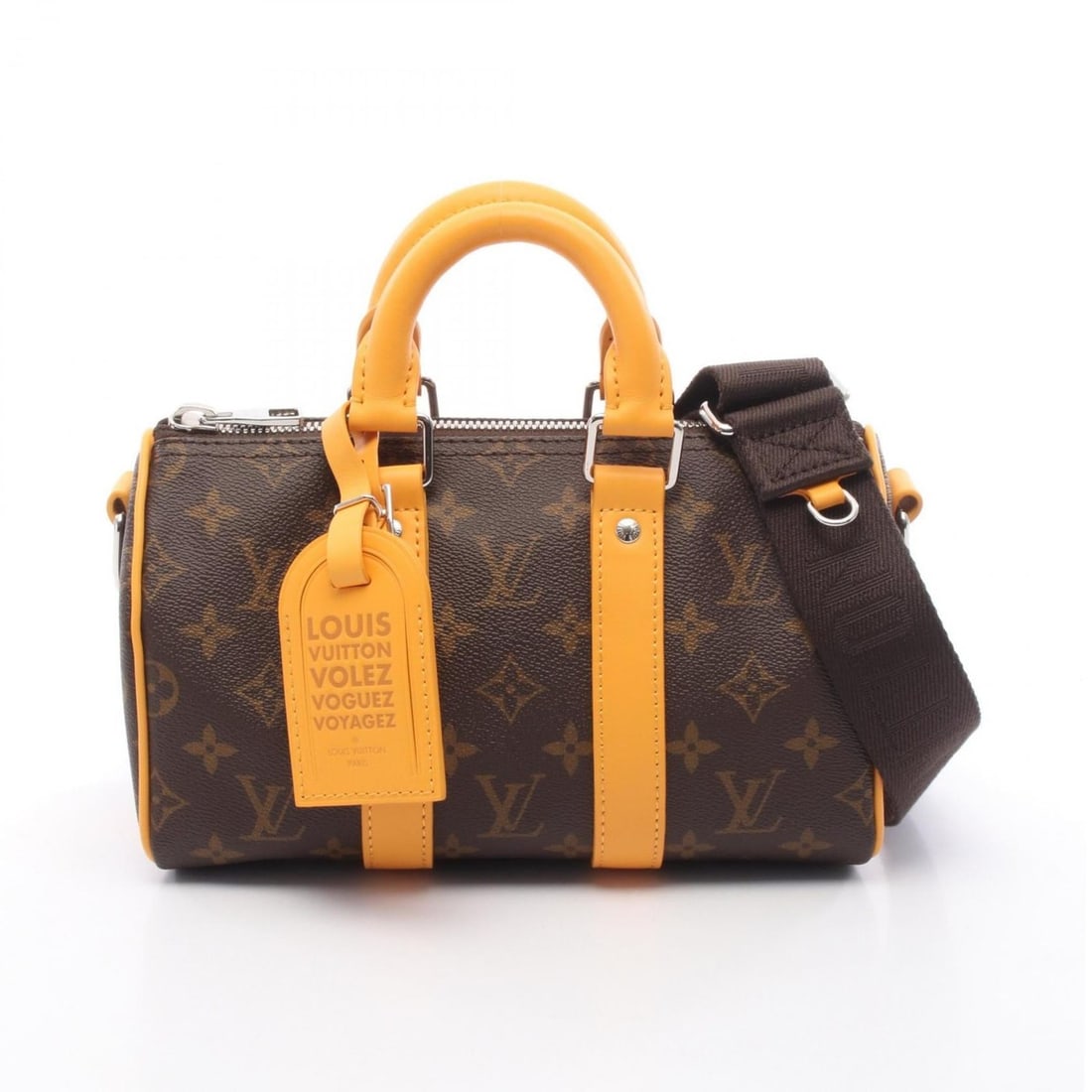 Louis Vuitton Keepall Bandouliere 25 Handbag, Coated Canvas and Leather, Monogram Macassar, Men's,: --- Catalog ---Category: SizeSize (HxWxD): 15cm x 25cm x 10cm / 5.9'' x 9.84'' x 3.93''Strap Length: 108cm - 151cm / 42.51'' - 59.44''Handle Length: 23cm / 9.05''Category: DesignType: HandbagColor: Br
