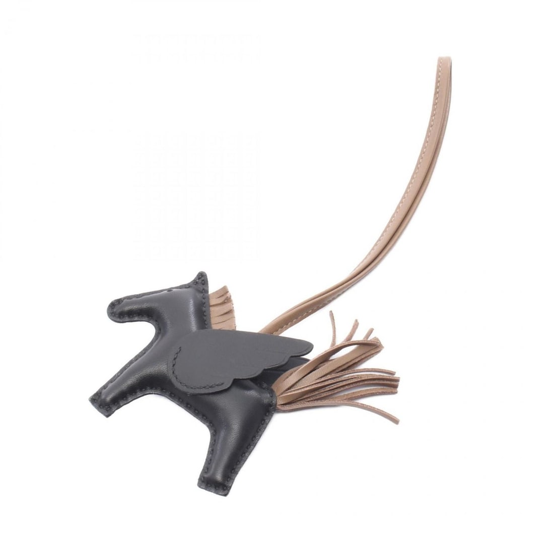 Hermes Hermès Rodeo Pegasus PM Charm Accessory Leather Anjou Milo Swift Women's Black/Gray: --- Catalog ---Category: DesignType: Handbag charmColor: Black, Etoupe gray, GrayGender: WomenMaterial: Agneau Milo, Swift leatherCategory: GeneralBrand: Hermes--- Item List ---Section: ConditionRanki