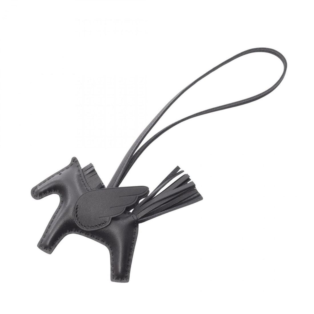 Hermes Hermès Rodeo Pegasus PM So Black Charm Accessory Leather Anjou Miro Swift Women's (1 of 12)