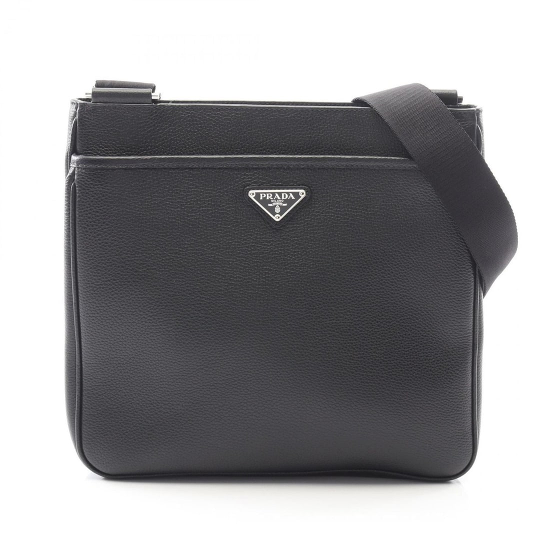 Prada Vittelo Shoulder Bag, Leather, Men's/Women's, Black, 2VH019 (1 of 14)