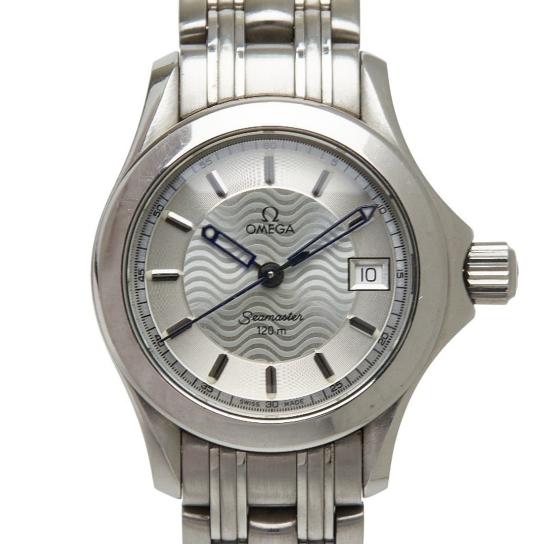 OMEGA Seamaster 120 Quartz Watch with Silver Dial and Stainless Steel, Women's (1 of 14)
