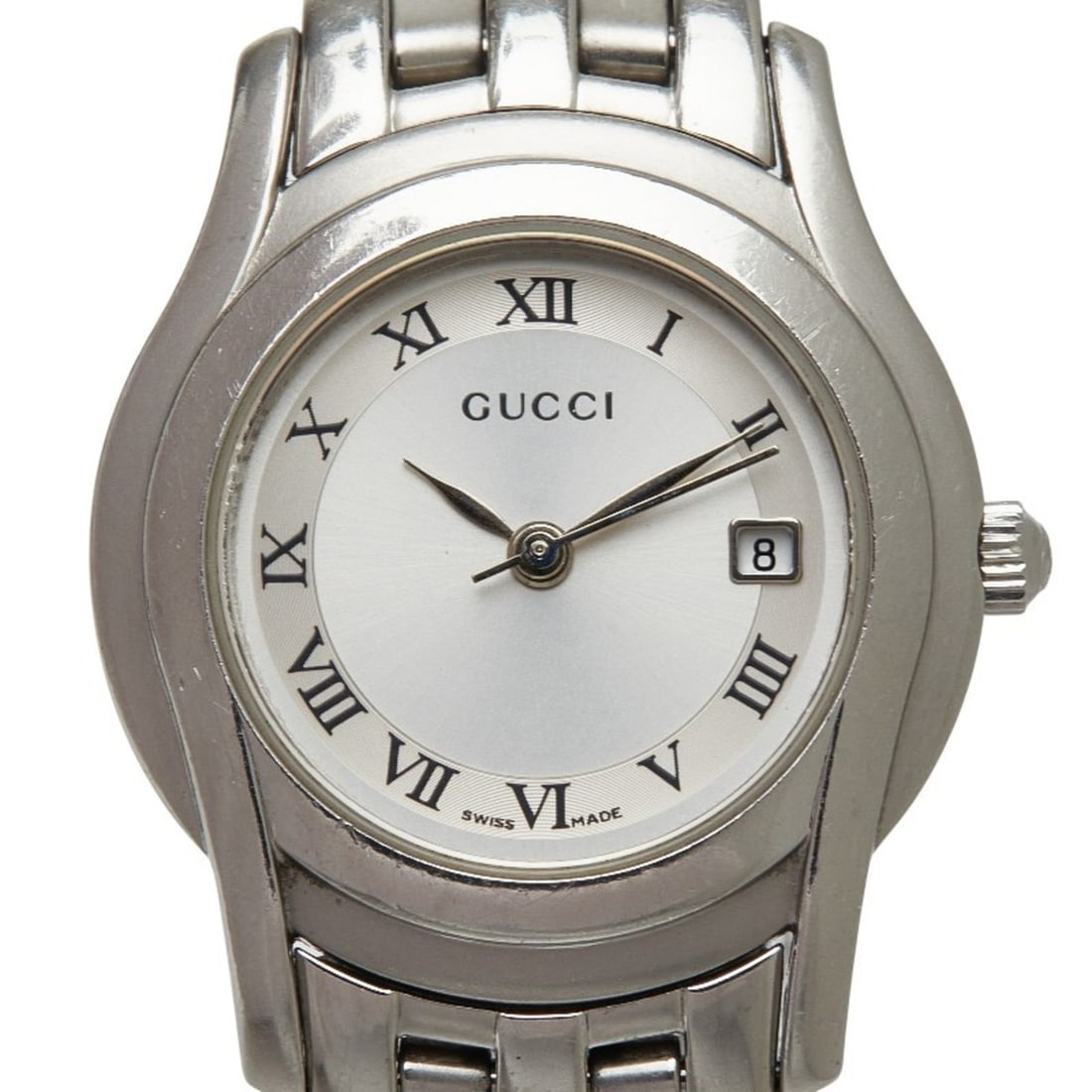 Gucci 5500L Quartz Watch with Silver Dial and Stainless Steel, Women's (1 of 16)