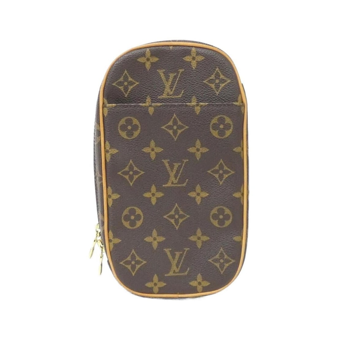 Louis Vuitton Monogram Pochette Ganjou M51870 Shoulder Bag: --- Catalog ---Category: SizeWeight: 290g / 10.22oz.Size (HxWxD): 23cm x 14cm x 5cm / 9.05'' x 5.51'' x 1.96''Strap Length: 115cm / 45.27''Category: DesignType: Pochette, Shoulder bagColor: MarronGend