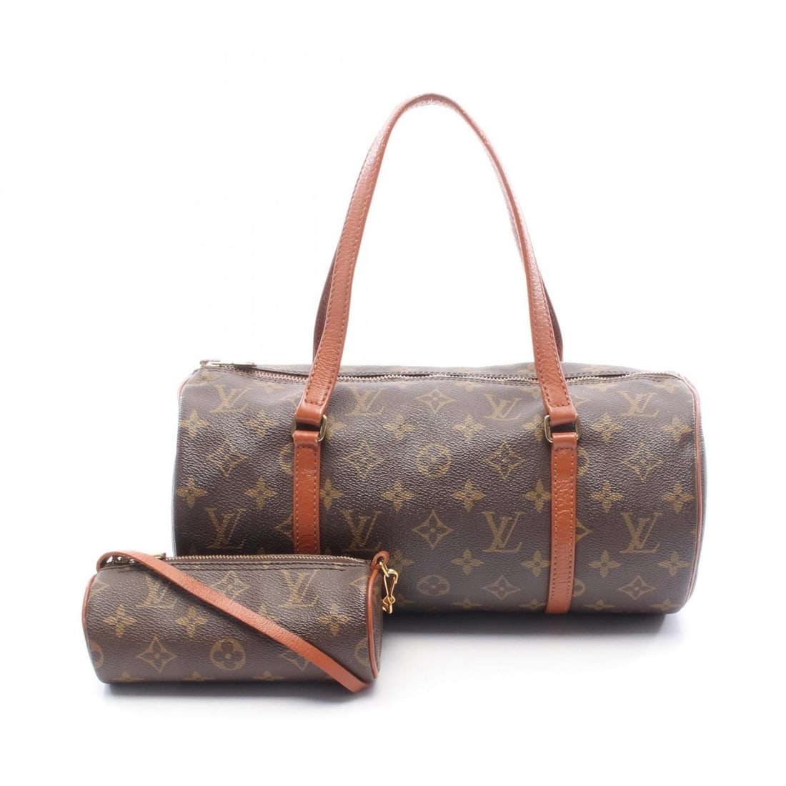 Louis Vuitton Papillon 30 (old model) handbag in coated canvas and leather with Monogram detailing, (1 of 10)