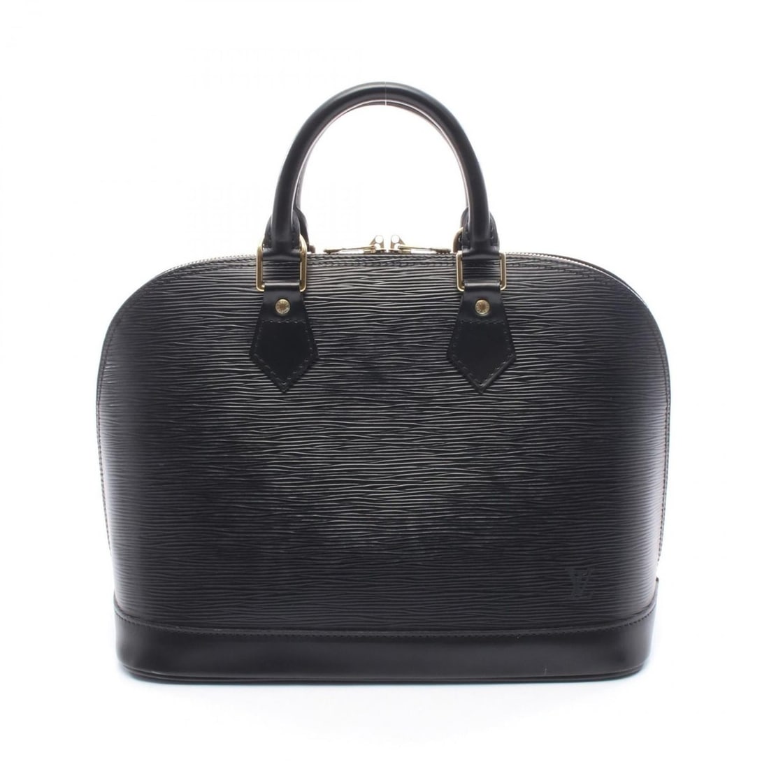 Louis Vuitton Alma Handbag, Epi Leather, Women's, Black, M52142 (1 of 16)