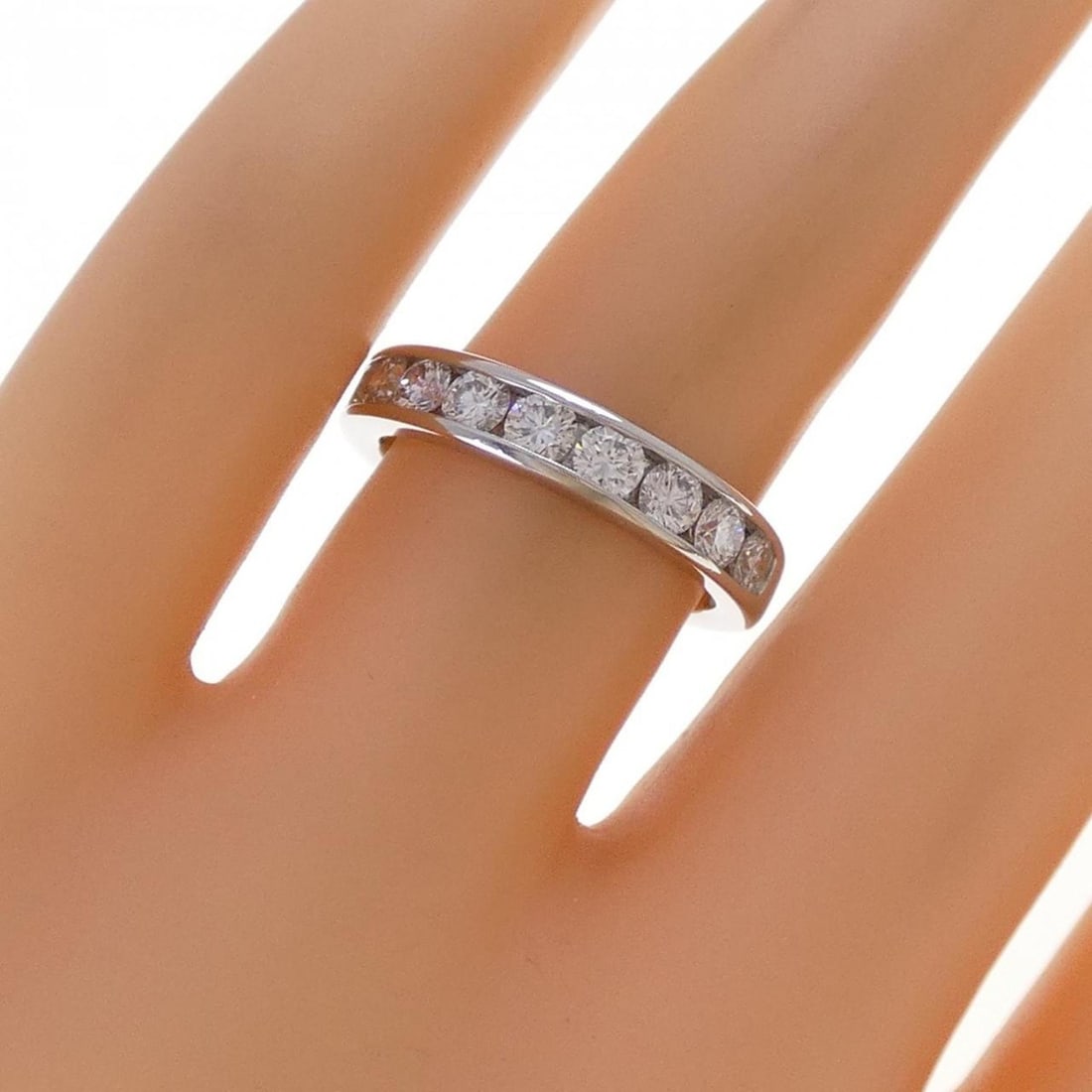 Tiffany Half Circle Channel Setting Ring - 5